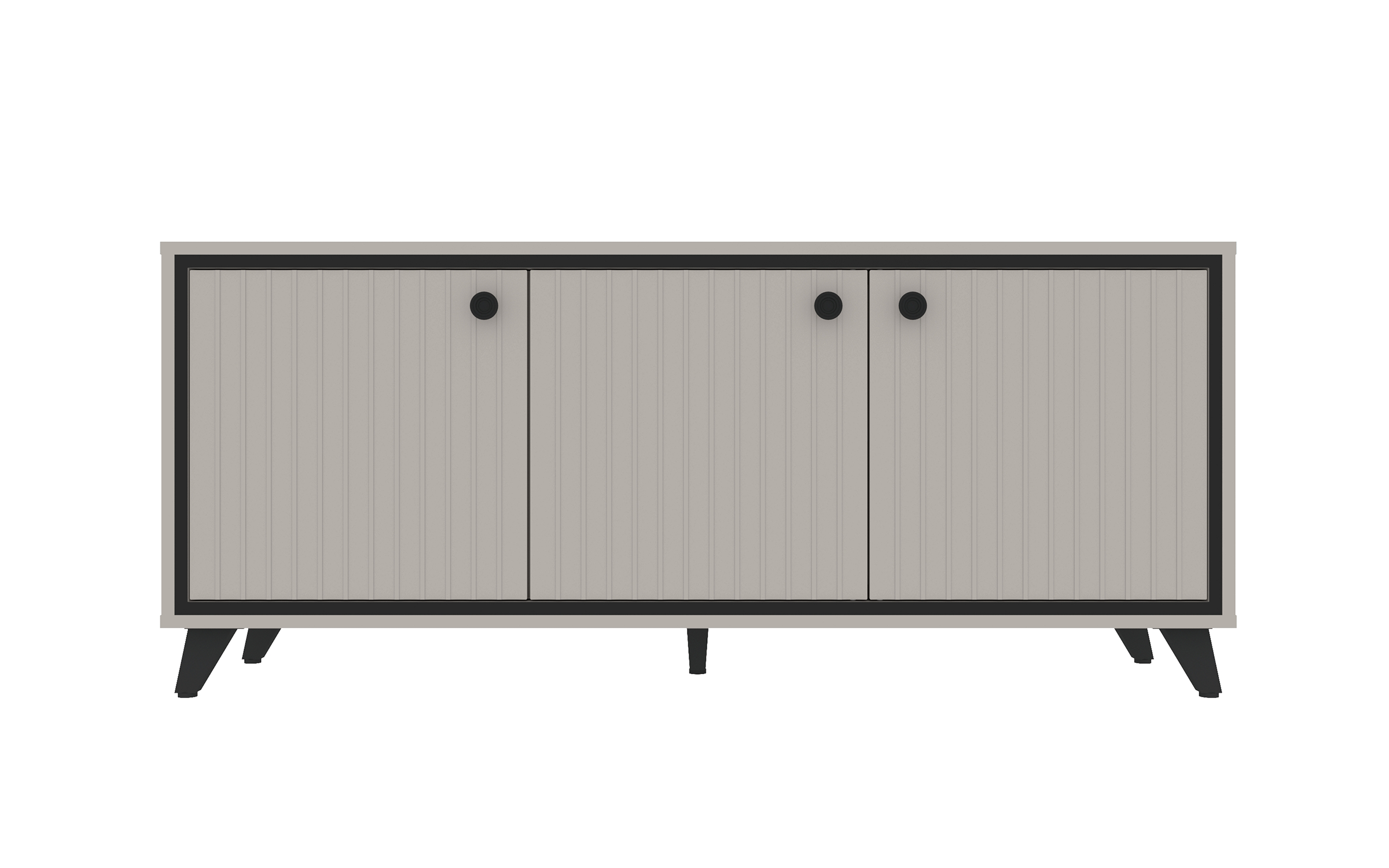 TV cabinet Tirena, cashmere + black  1